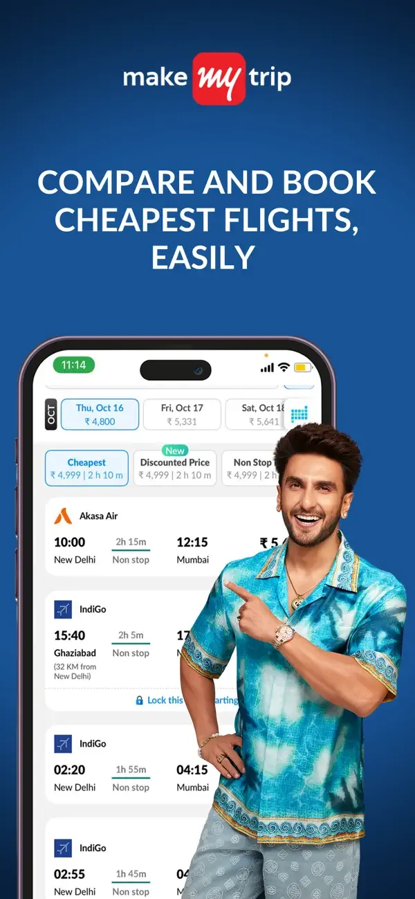 MakeMyTrip Flight, Hotel, Bus screenshot 4