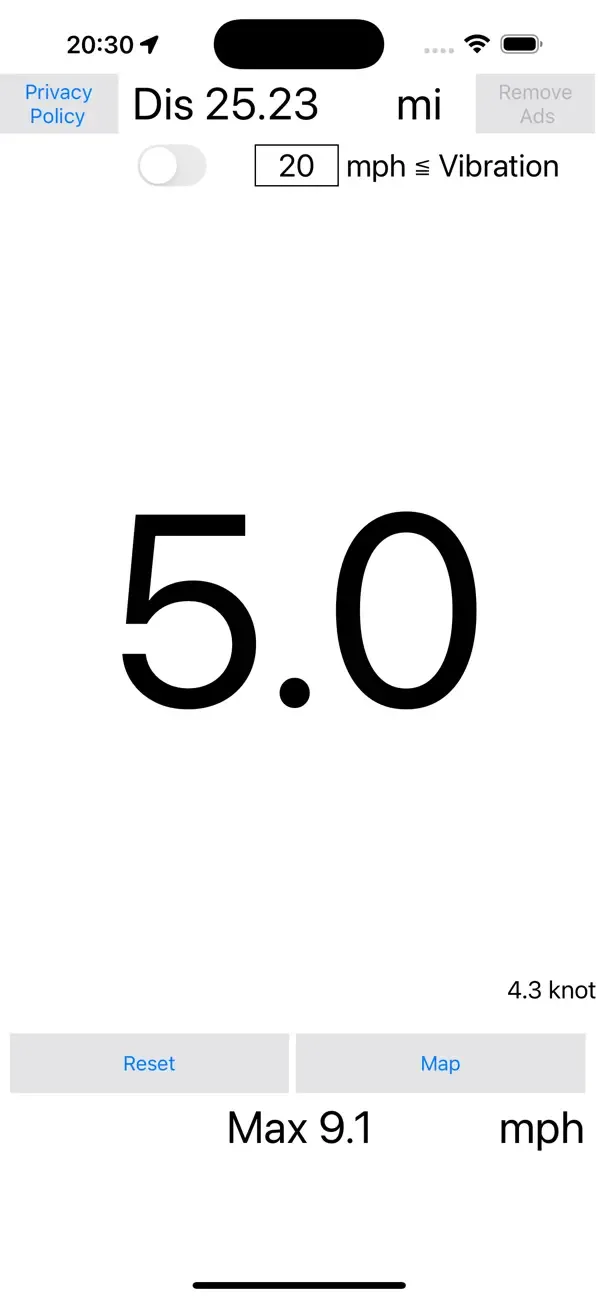 Speedometer mph Odometer screenshot 1
