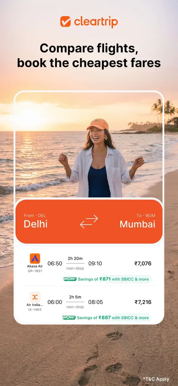 Cleartrip Flights, Hotels, Bus screenshot 3