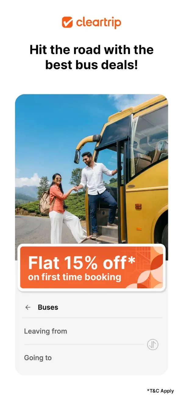 Cleartrip Flights, Hotels, Bus screenshot 5