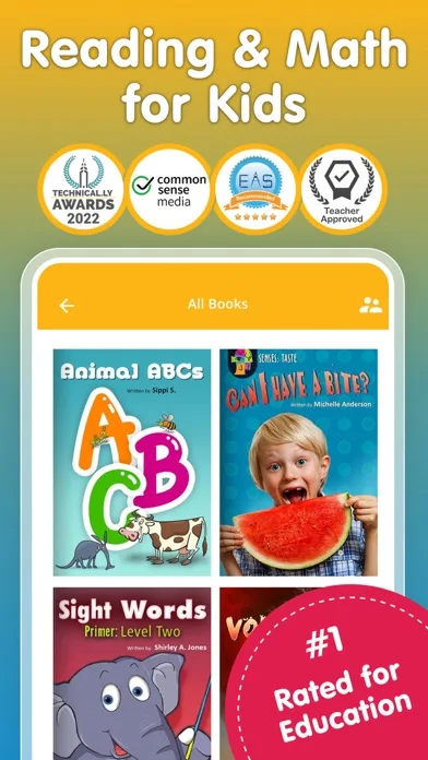 Books For Kids: Reading & Math screenshot 1