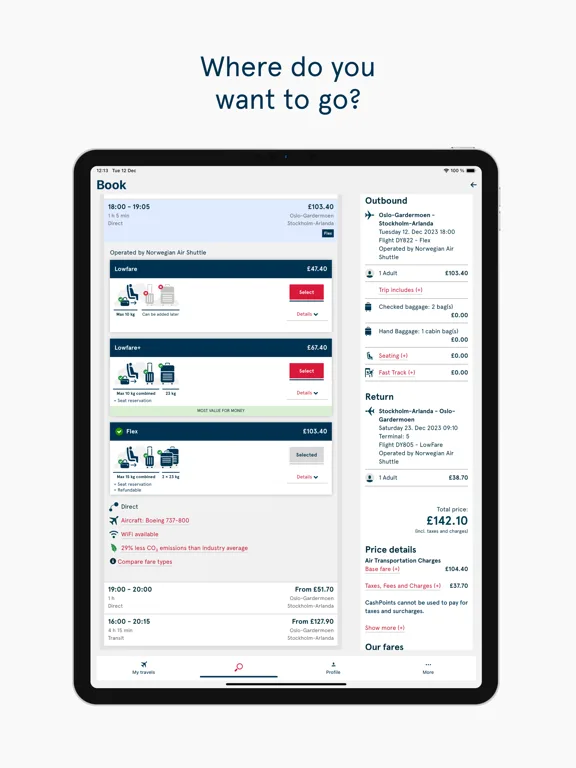 Norwegian Travel Assistant screenshot 5