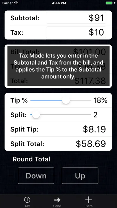 Tip Calculator % Pro screenshot 3