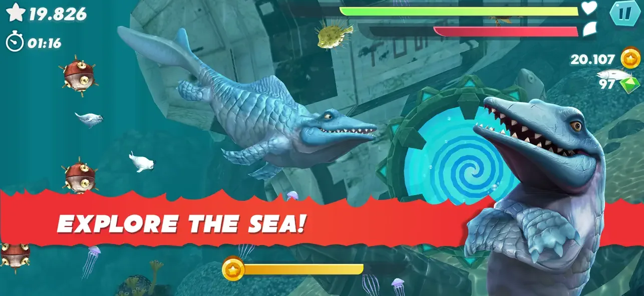Hungry Shark Evolution screenshot 1