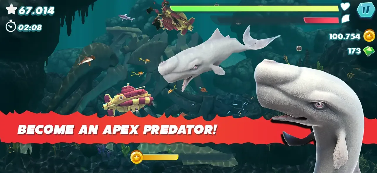 Hungry Shark Evolution screenshot 2