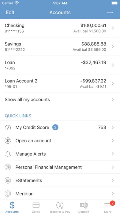Planters Bank Mobile Banking screenshot 3