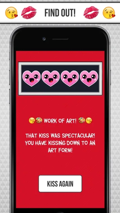 Kiss Analyzer - A Fun Kissing Test Game screenshot 2