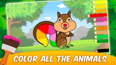 Forest:Toddlers Coloring Games screenshot 2