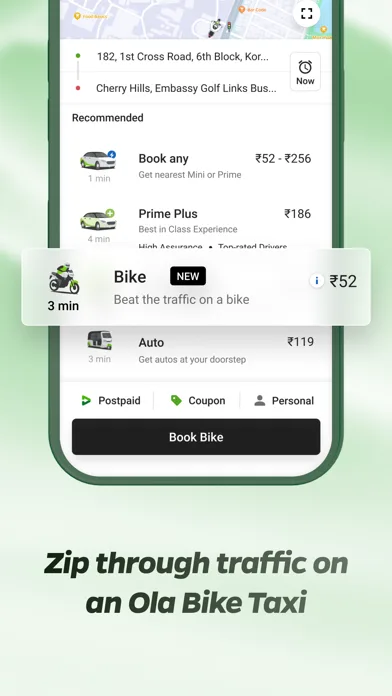 Ola: Book Cab, Auto, Bike Taxi screenshot 4