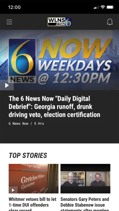 WLNS TV 6 Lansing - Jackson screenshot 1