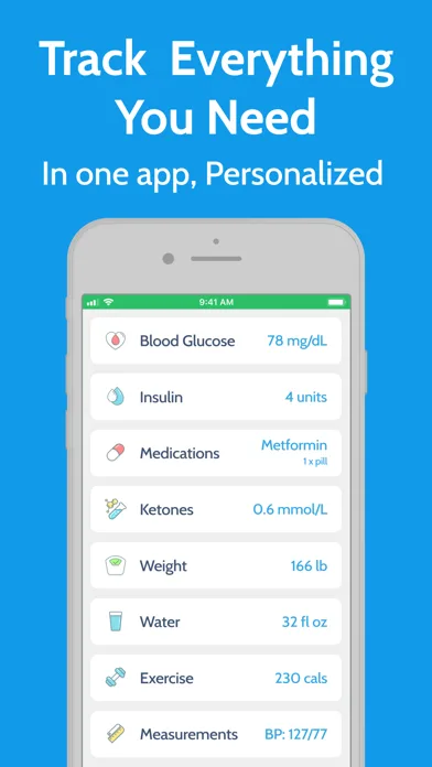 Diabetes Tracker by MyNetDiary screenshot 3