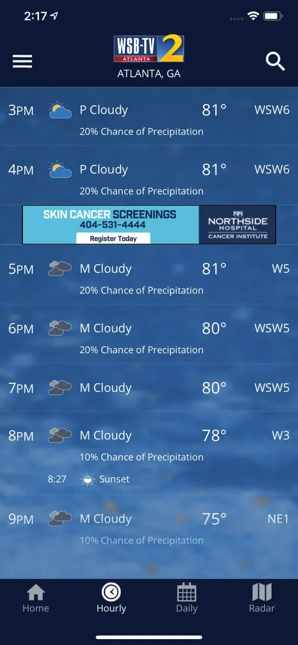 WSB-TV Weather screenshot 4