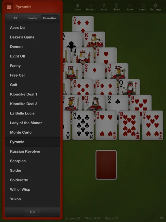 Solitaire Pro – 160 Card Games screenshot 2