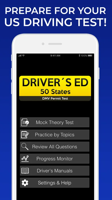 Drivers Ed: DMV Permit Test screenshot 1