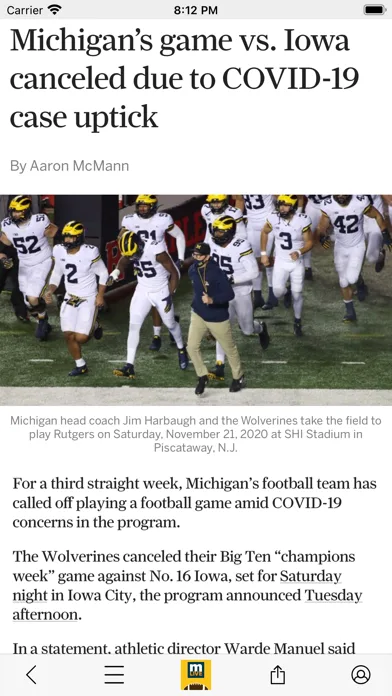 Wolverines Football News screenshot 2