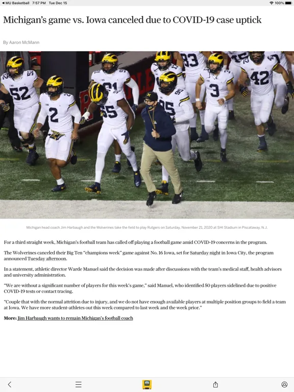 Wolverines Football News screenshot 5