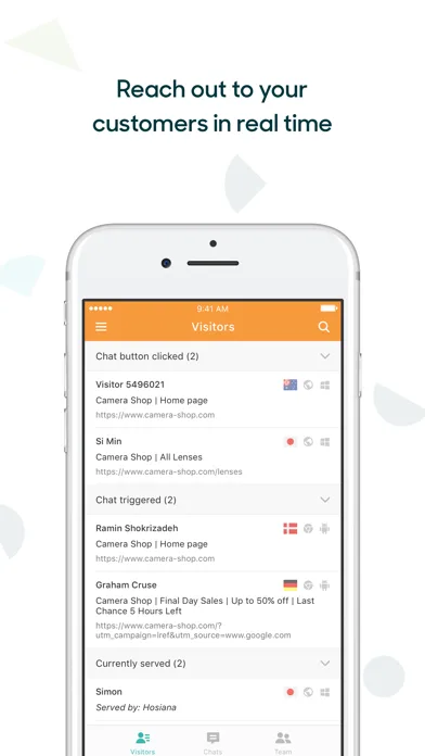 Zendesk Chat screenshot 1