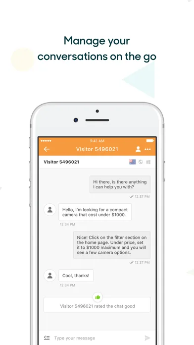 Zendesk Chat screenshot 2