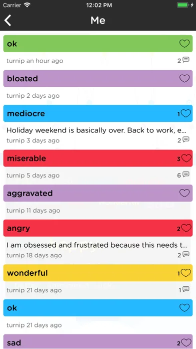 Moodtrack Social Diary screenshot 3