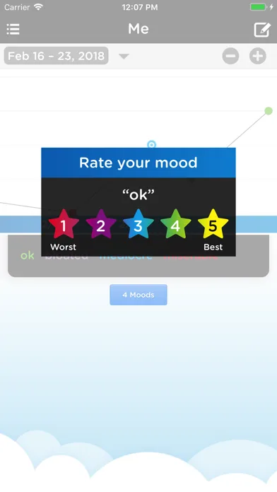 Moodtrack Social Diary screenshot 4