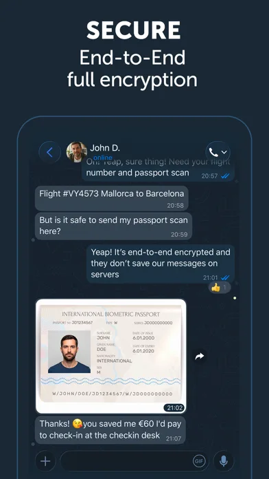 Zangi Private Messenger screenshot 2