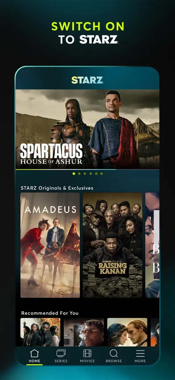 STARZ screenshot 1