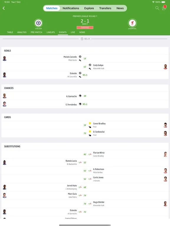 BeSoccer: Soccer Live Score screenshot 3