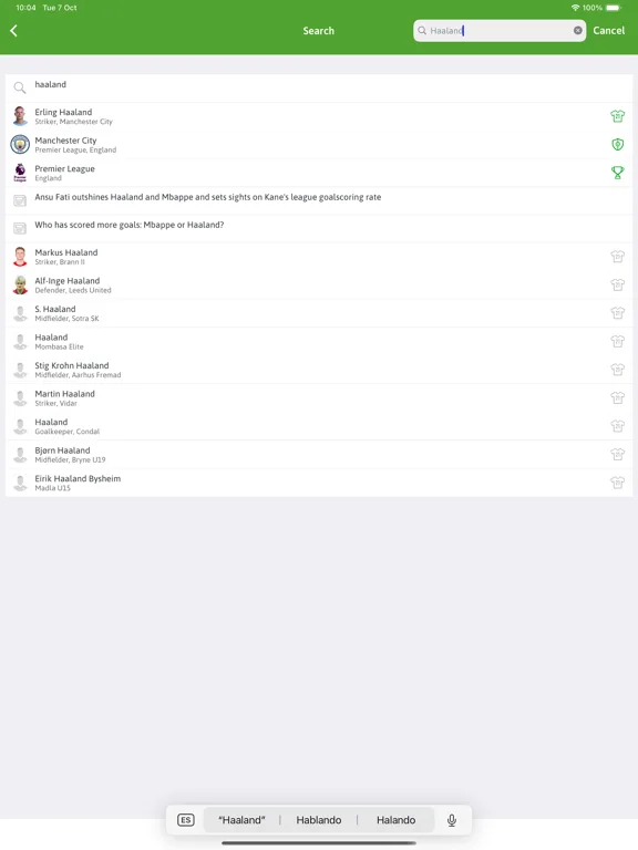 BeSoccer: Soccer Live Score screenshot 5