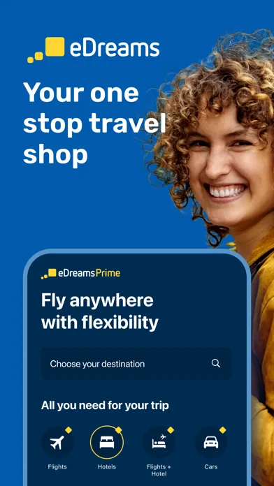 eDreams: Flights, hotels, cars screenshot 1