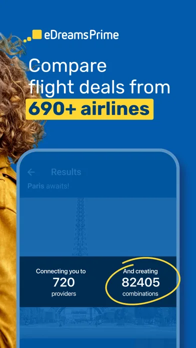 eDreams: Flights, hotels, cars screenshot 2