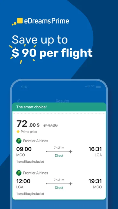 eDreams: Flights, hotels, cars screenshot 3