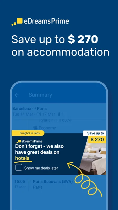 eDreams: Flights, hotels, cars screenshot 4