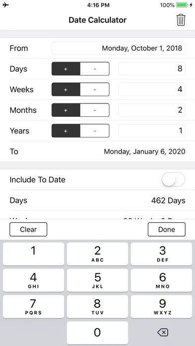 Date and Time Calculator screenshot 2