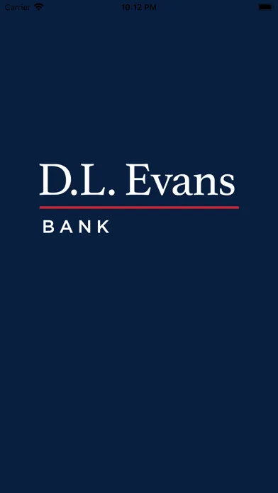 D.L. Evans Bank Mobile Banking screenshot 1