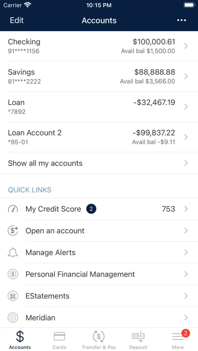 D.L. Evans Bank Mobile Banking screenshot 3
