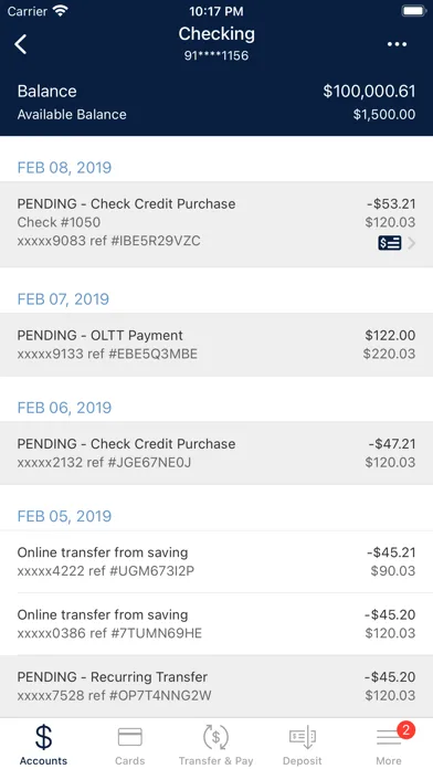 D.L. Evans Bank Mobile Banking screenshot 4