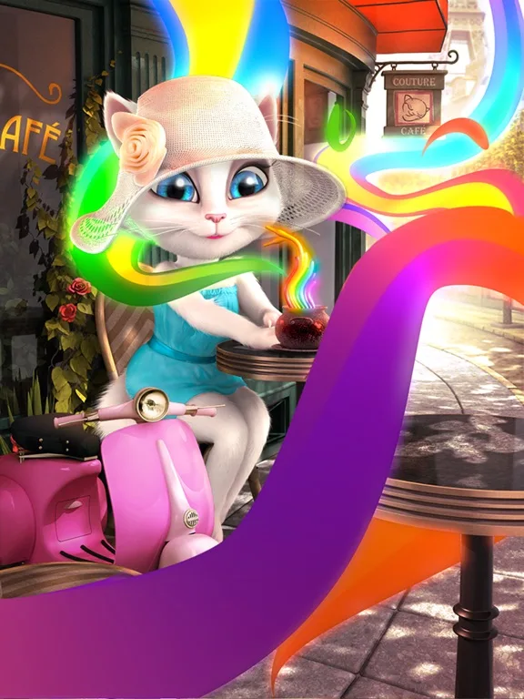 Talking Angela for iPad screenshot 1
