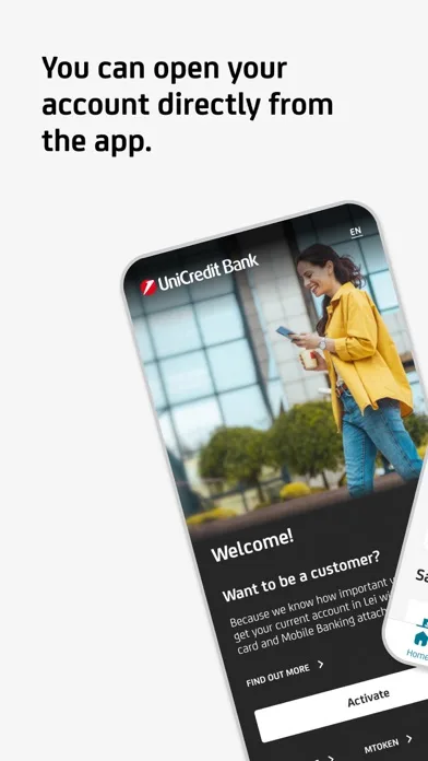 UniCredit RO - Mobile Banking screenshot 1
