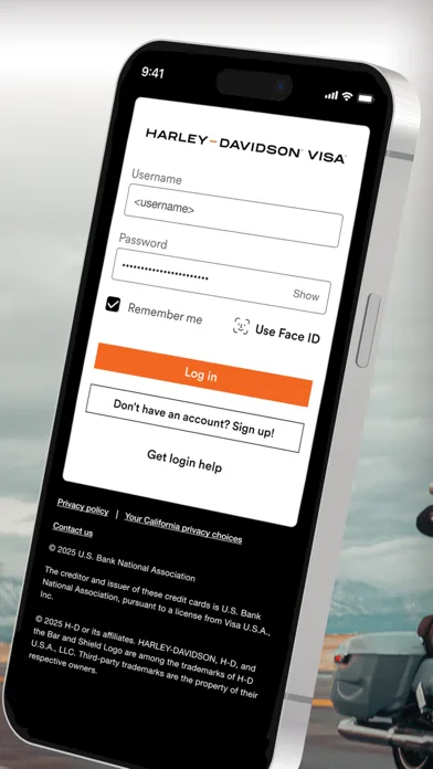 Harley-Davidson® Visa® Card screenshot 2