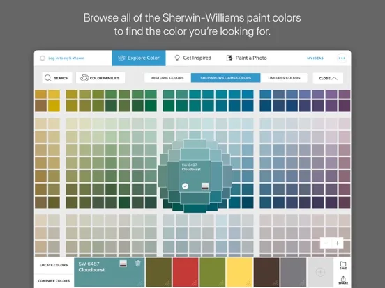 ColorSnap® Visualizer for iPad screenshot 1