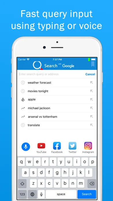 Smart Search & Web Browser screenshot 2