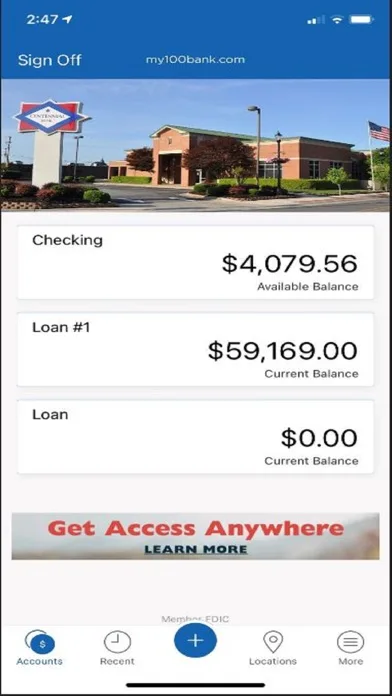 Centennial Bank Mobile screenshot 3
