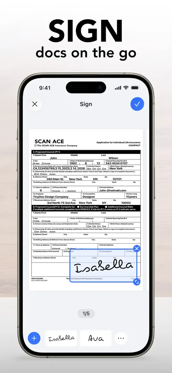 SCAN ACE · PDF Scanner App screenshot 5
