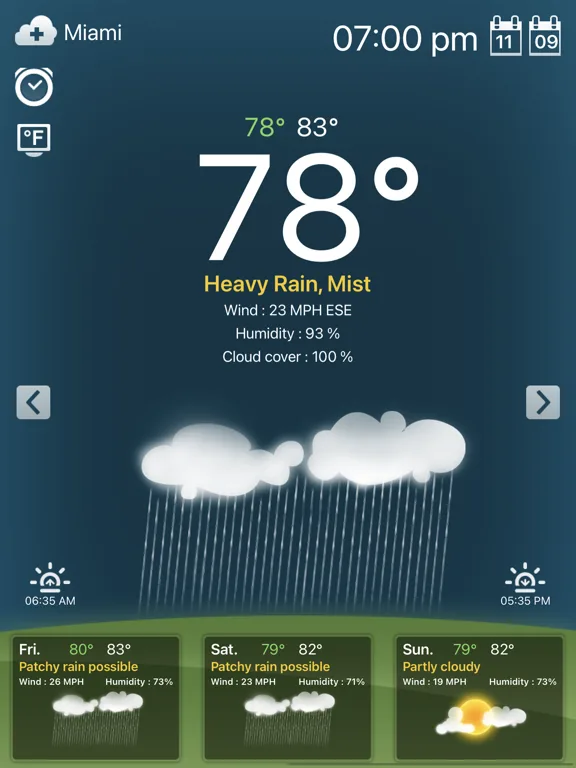Weather for iPad! screenshot 3