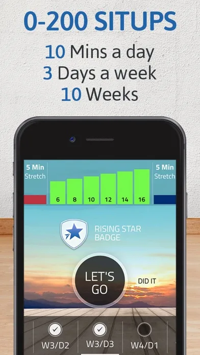 Abs workout: 200 sit ups screenshot 2
