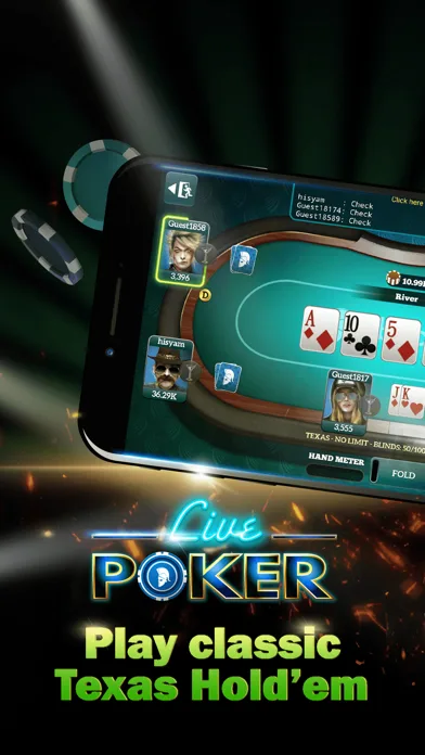 Poker Live Omaha & Texas screenshot 1