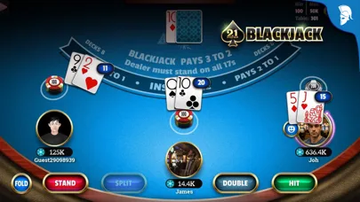 Blackjack 21: Live Casino game screenshot 1