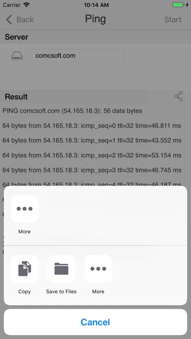 iNetTools - Ping,DNS,Port Scan screenshot 5