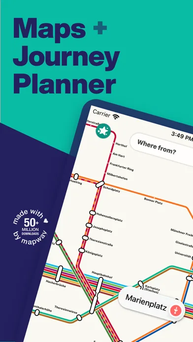 Munich Metro - map & route screenshot 1