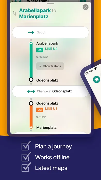 Munich Metro - map & route screenshot 3